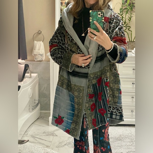 Johnny Was Biya Sherpa Hoodie Jacket Super Cozy 🧥🤗 - Picture 2 of 14